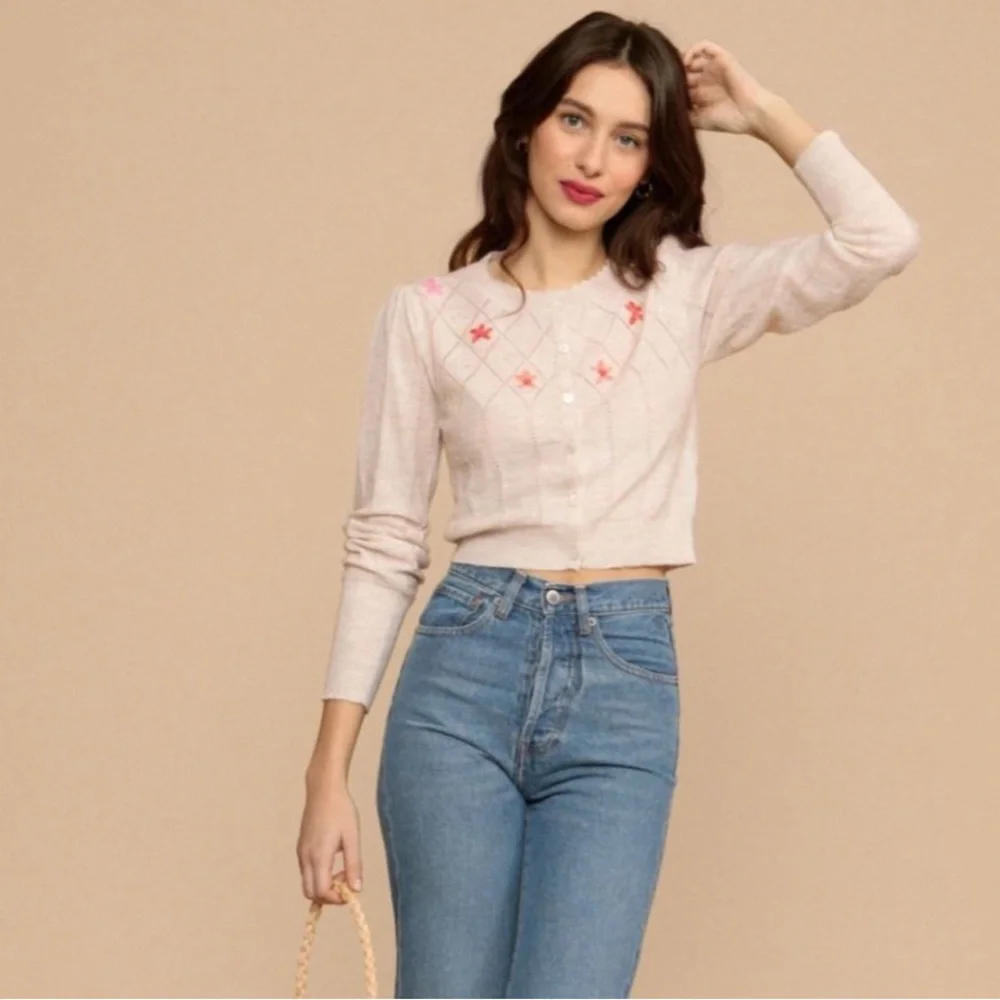 Rouje ✨ Serena Cárdigan. Price is firm. - Picture 7 of 7